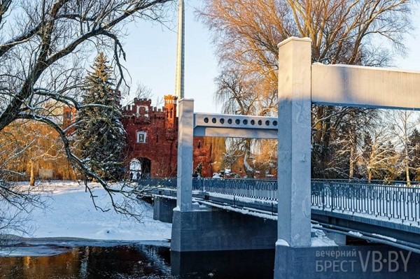 Пейзажи зимней Брестской крепости