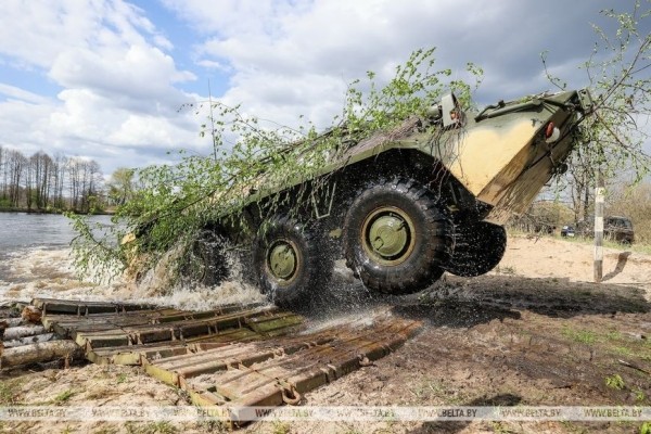 Батальонное тактическое учение проходит под Брестом
