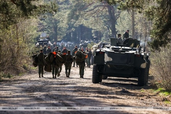 Батальонное тактическое учение проходит под Брестом