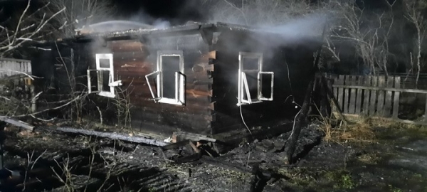 Ночная трагедия. В Каменецком районе при пожаре погиб человек