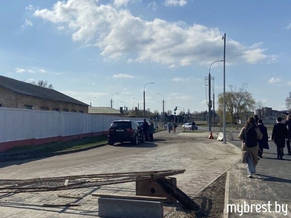 Как выглядит новый участок набережной реки Мухавец в Бресте