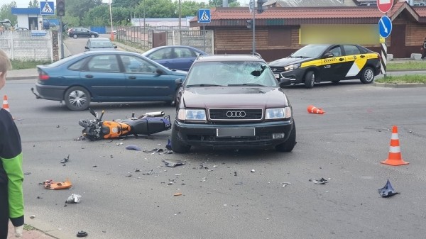 Мотоциклист в больнице. Подробности ДТП на Вульке в Бресте Мотоциклист в больнице. Подробности ДТП на Вульке в Бресте