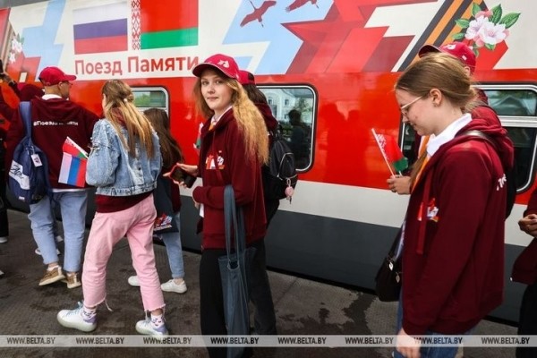 «Поезд Памяти» встретили в Бресте «Поезд Памяти» встретили в Бресте