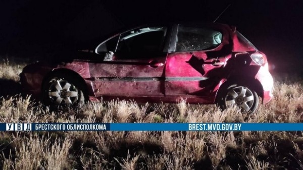 18-летний водитель из Бреста попал в ДТП