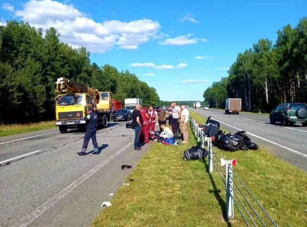 На М1 насмерть разбился мотоциклист