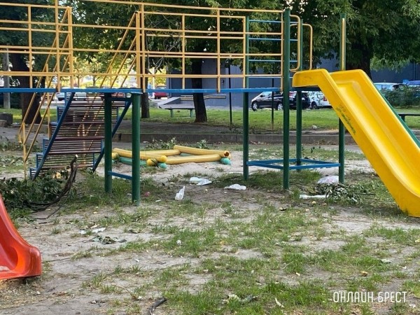 Читатель: Территория детской площадки нуждается в уборке. Брест, бульвар Космонавтов, 33
Читатель: Территория детской площадки нуждается в уборке. Брест, бульвар Космонавтов, 33