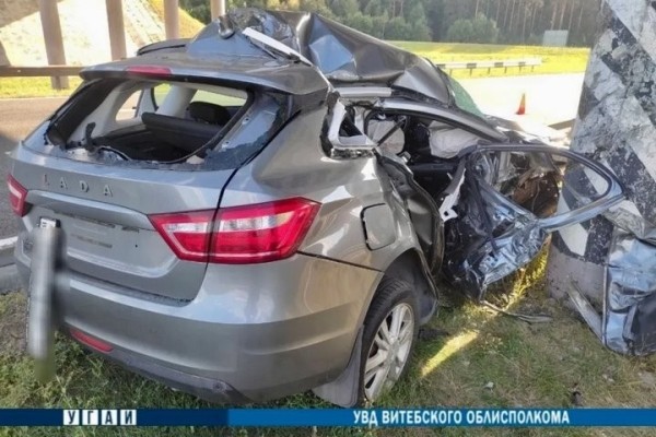 Жительница Брестской области погибла в результате ДТП в Витебской области