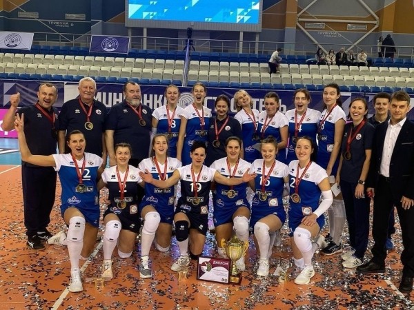 Волейболистки брестской команды «Прибужье» завоевали Кубок Беларуси