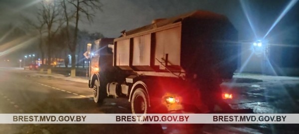 Женщина попала под МАЗ в Пружанском районе