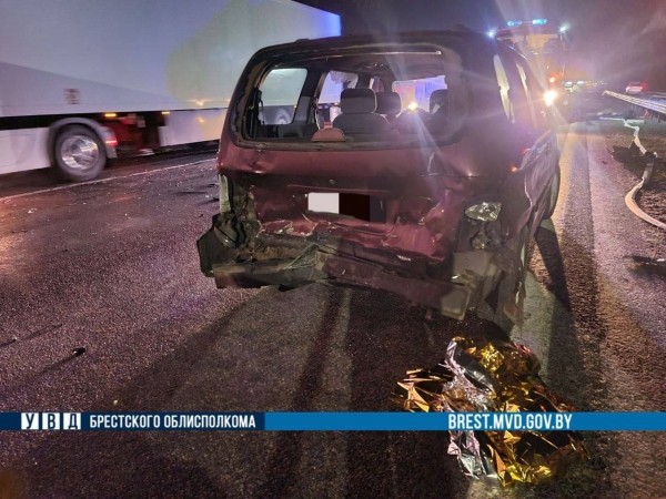 На М1 произошло серьёзное ДТП