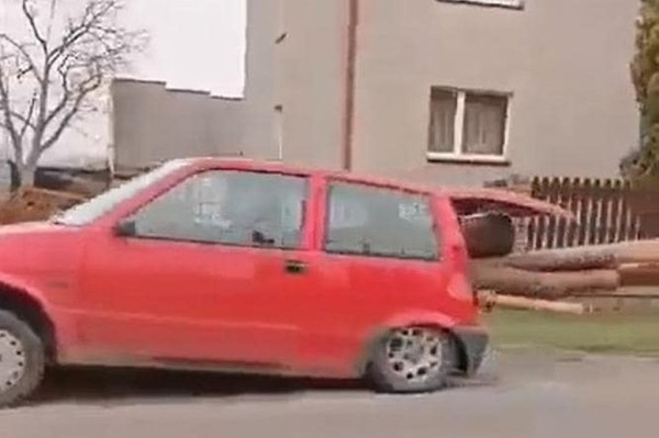 Поляки смеются над водителем Fiat, который превратил малютку в лесовоз и получает за это штрафы Поляки смеются над водителем Fiat, который превратил малютку в лесовоз и получает за это штрафы