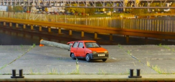 Поляки смеются над водителем Fiat, который превратил малютку в лесовоз и получает за это штрафы Поляки смеются над водителем Fiat, который превратил малютку в лесовоз и получает за это штрафы