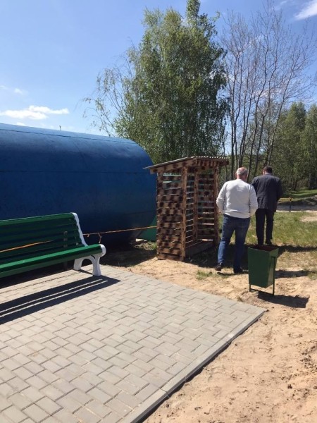 Пляжи Кобринского района готовятся принимать отдыхающих — обустроили площадку с мангалом, добавили велопарковки