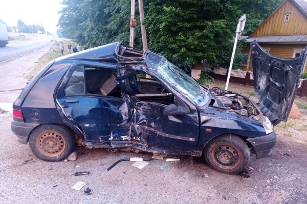 Мотоциклист погиб после столкновения с легковушкой