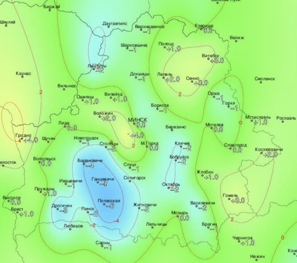 Посмотрели, где в Беларуси был мороз в июне Посмотрели, где в Беларуси был мороз в июне