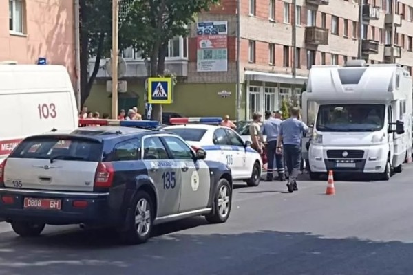 В Барановичах финн за рулем автодома сбил женщину на переходе