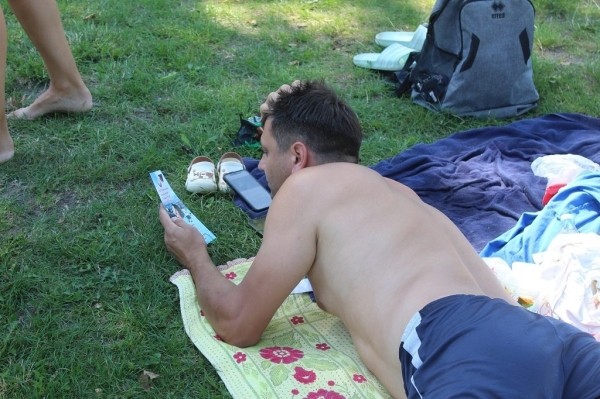 Спасатели совместно с милицией посетили пляж на ул. Махновича в Бресте