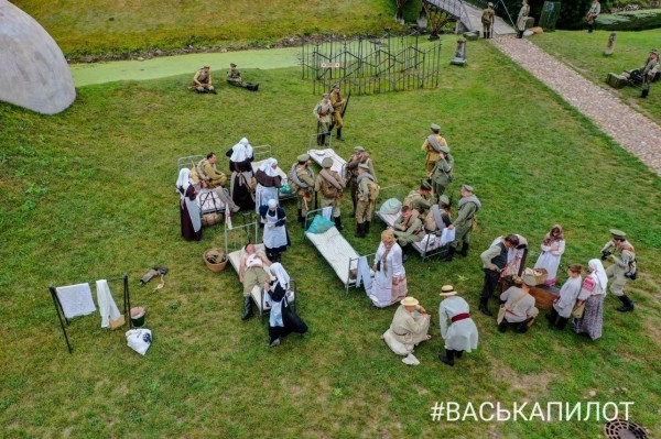 Военно-историческую реконструкцию провели в 5 Форту Бреста. Видео и фото