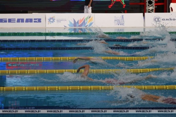 На базе Дворца водных видов спорта в Бресте завершились состязания по плаванию в рамках II Игр стран СНГ На базе Дворца водных видов спорта в Бресте завершились состязания по плаванию в рамках II Игр стран СНГ