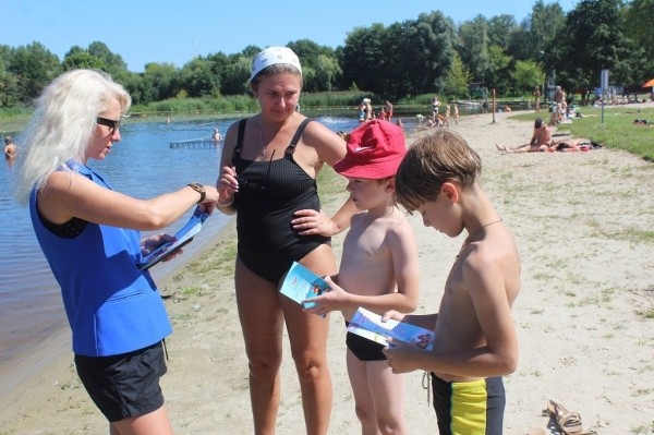 Спасатели совместно с милицией посетили пляж на ул. Махновича в Бресте