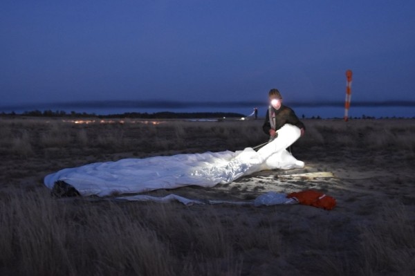 Сегодняшние прыжки из самолета Ил-76МД под Брестом. Смотрите фото